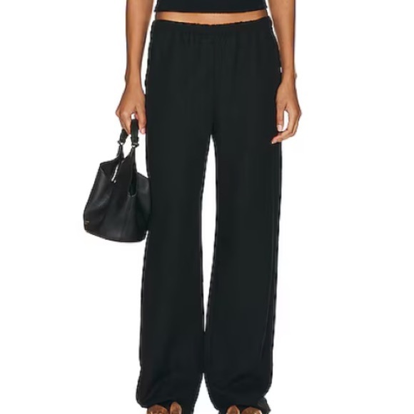 Enza Costa Pants - Enza Costa Twill Everywhere Pant Tencel Linen Cotton Pull On Elastic Waist Black